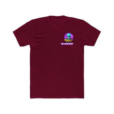 Unisex Cotton Crew Tee - Alien Encounter Graphic T-shirt