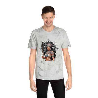 Vibrant Warrior Unisex Color Blast T-Shirt - Bold Statement Tee