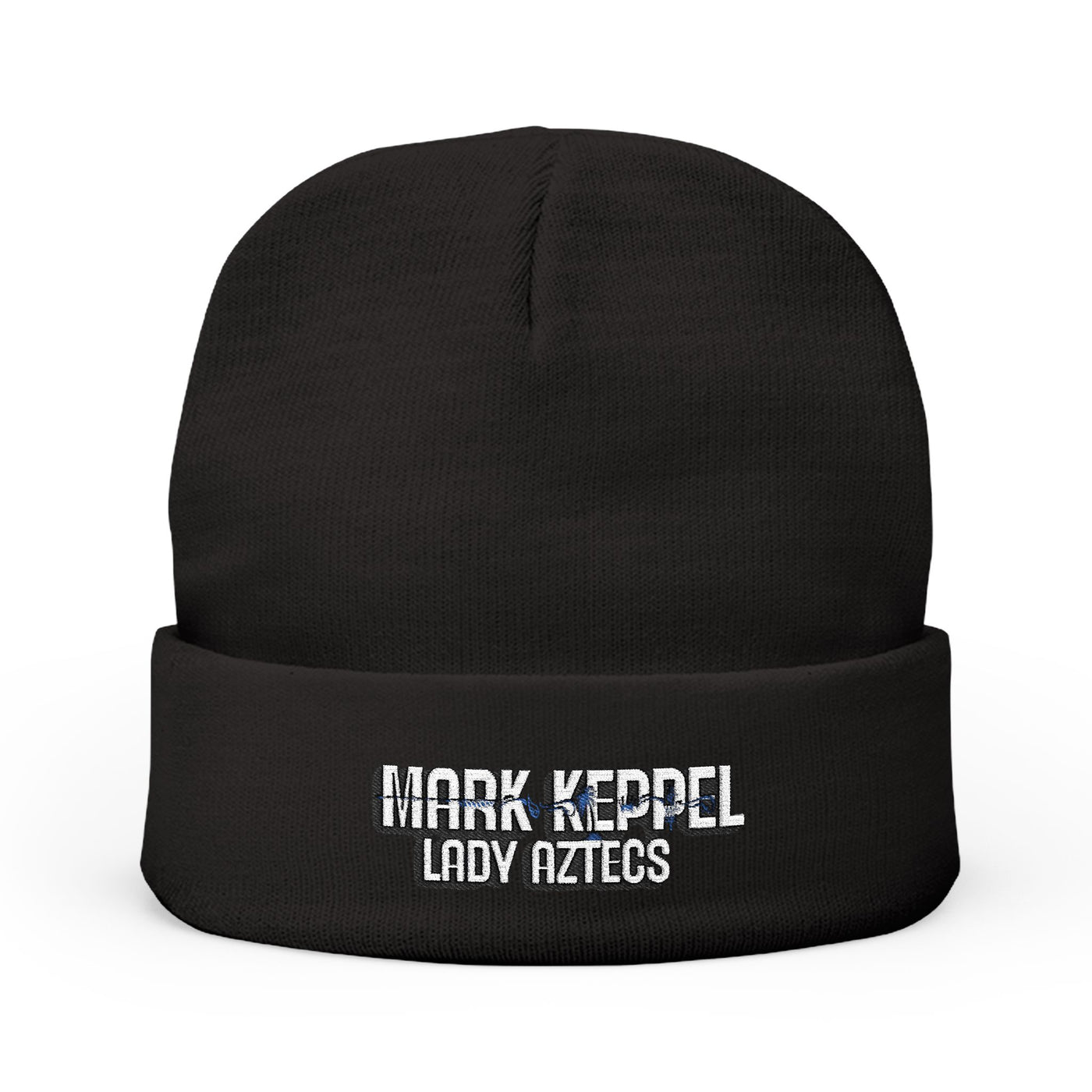 Lady Aztecs Knit Beanie (Embroidery)