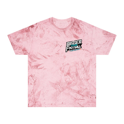Bigger Football Unisex Tie-Dye T-Shirt - Color Blast Style