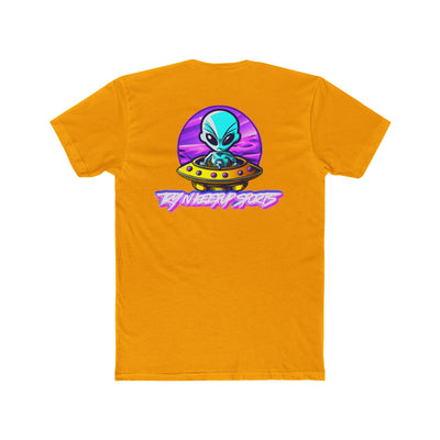Unisex Cotton Crew Tee - Alien Encounter Graphic T-shirt