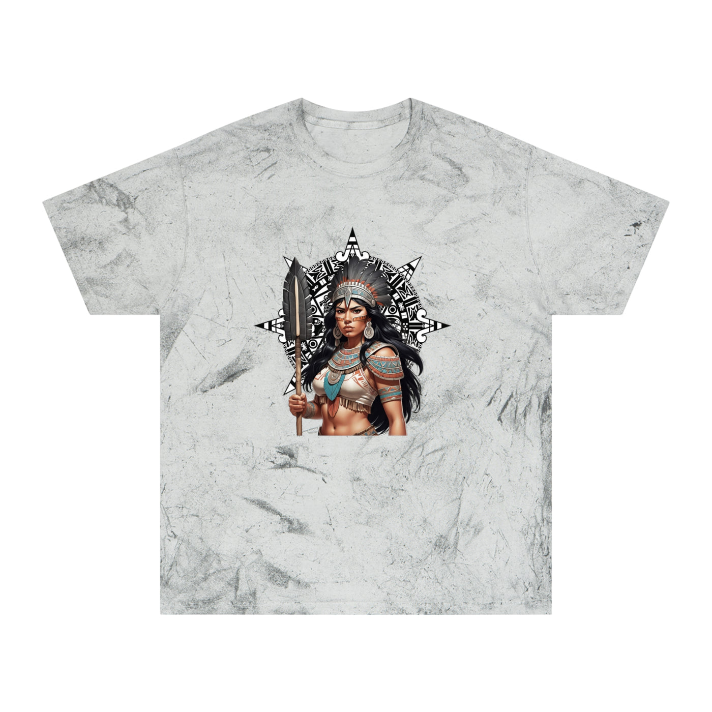 Vibrant Warrior Unisex Color Blast T-Shirt - Bold Statement Tee