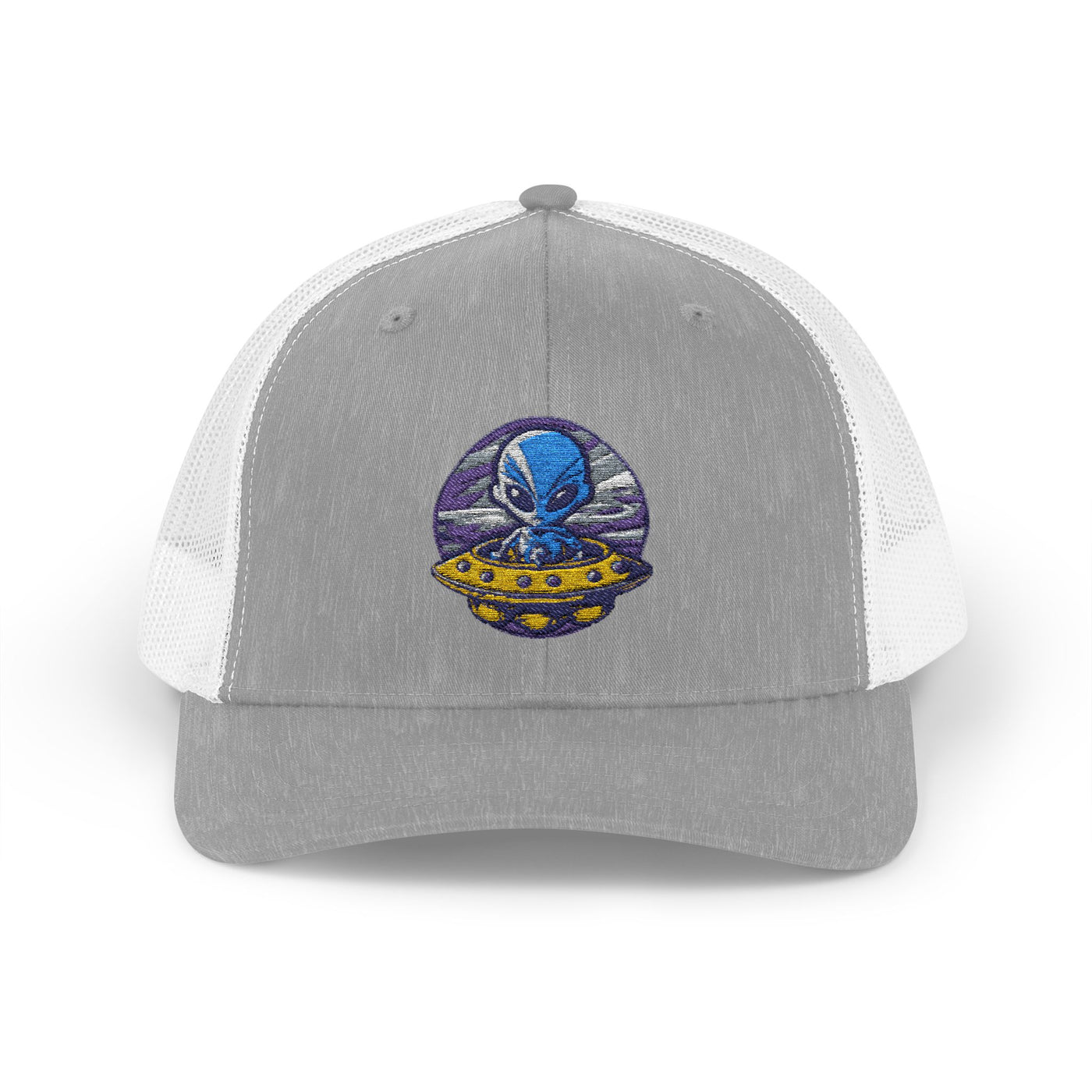 Alien UFO Snapback Trucker Cap - Fun & Trendy Hat for Sci-Fi Lovers