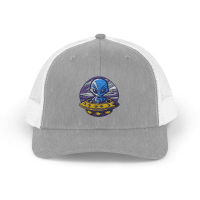 Alien UFO Snapback Trucker Cap - Fun & Trendy Hat for Sci-Fi Lovers