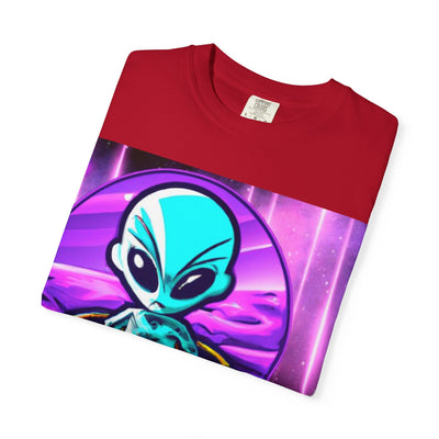Retro Alien Graphic Unisex T-Shirt - Vintage Space Vibe