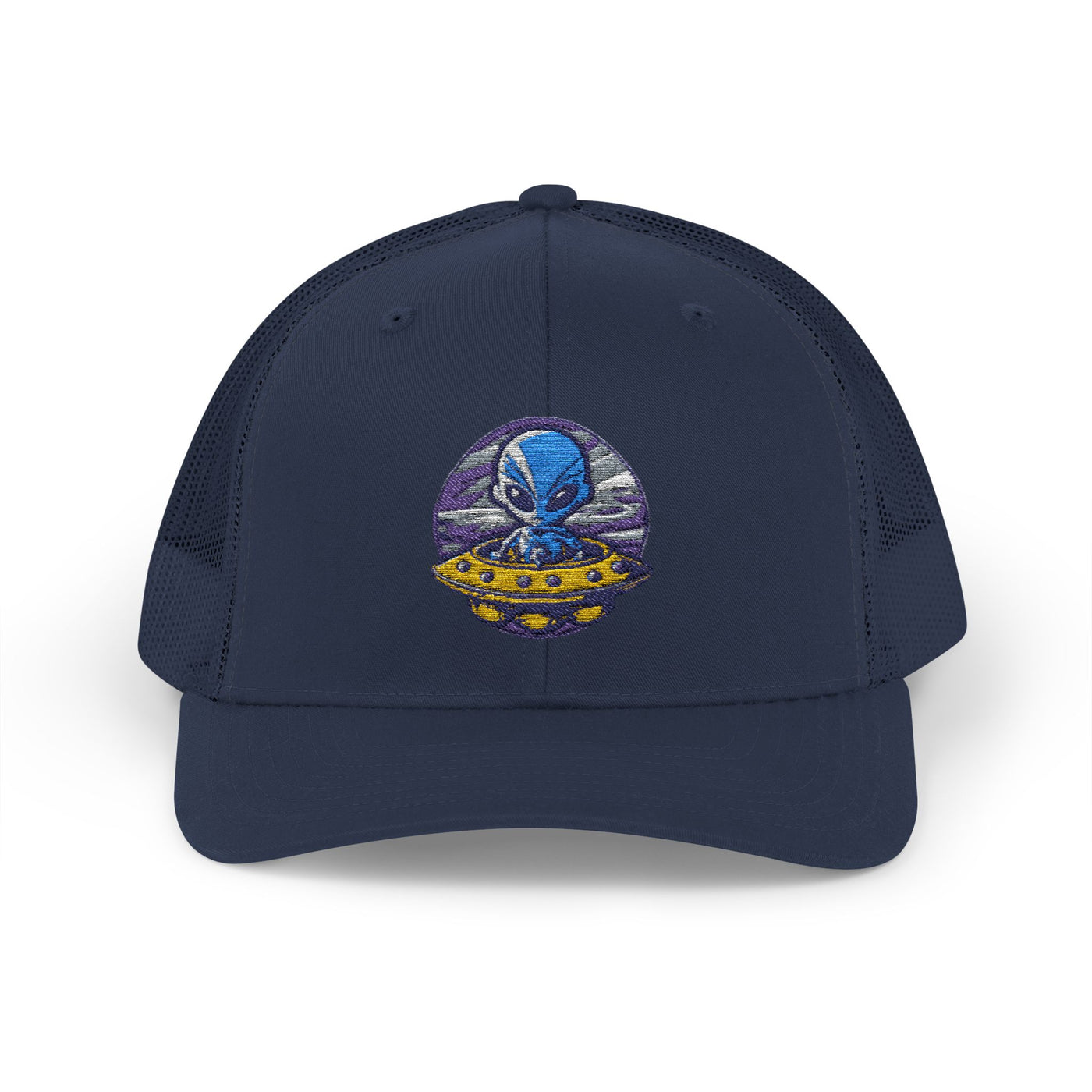 Alien UFO Snapback Trucker Cap - Fun & Trendy Hat for Sci-Fi Lovers
