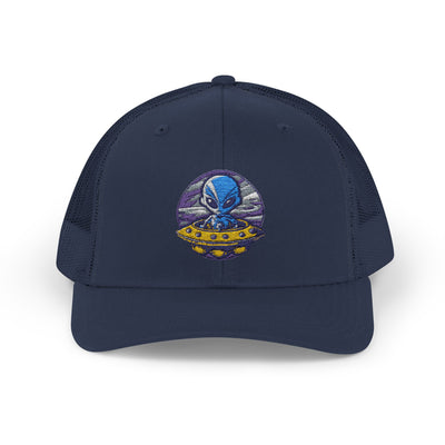Alien UFO Snapback Trucker Cap - Fun & Trendy Hat for Sci-Fi Lovers