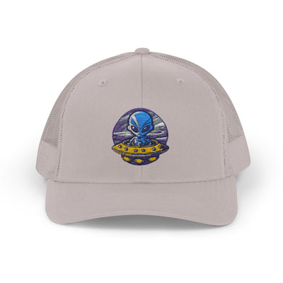 Alien UFO Snapback Trucker Cap - Fun & Trendy Hat for Sci-Fi Lovers
