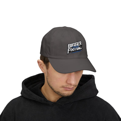 Bigger Than Football Classic Dad Cap - Casual White Hat for Sports Lovers