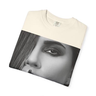 Courtnay Unisex Shhh Graphic T-shirt | Trendy Black and White Design