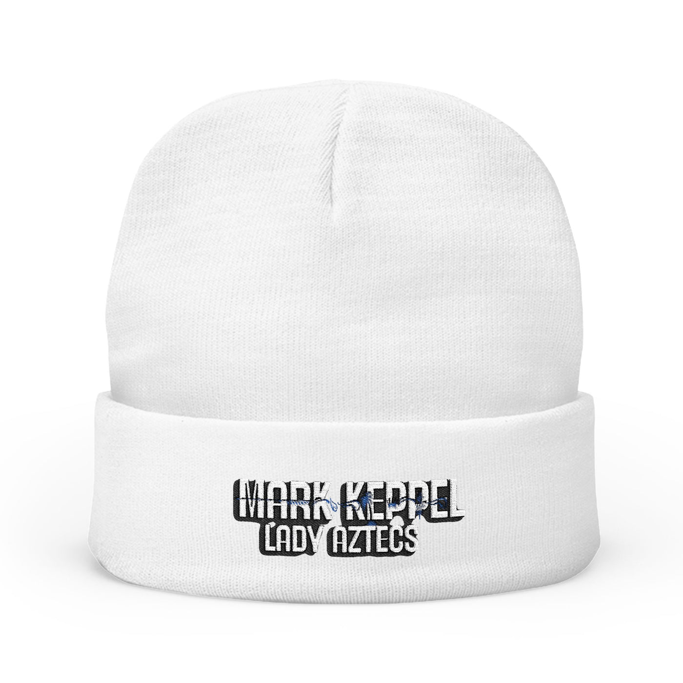 Lady Aztecs Knit Beanie (Embroidery)