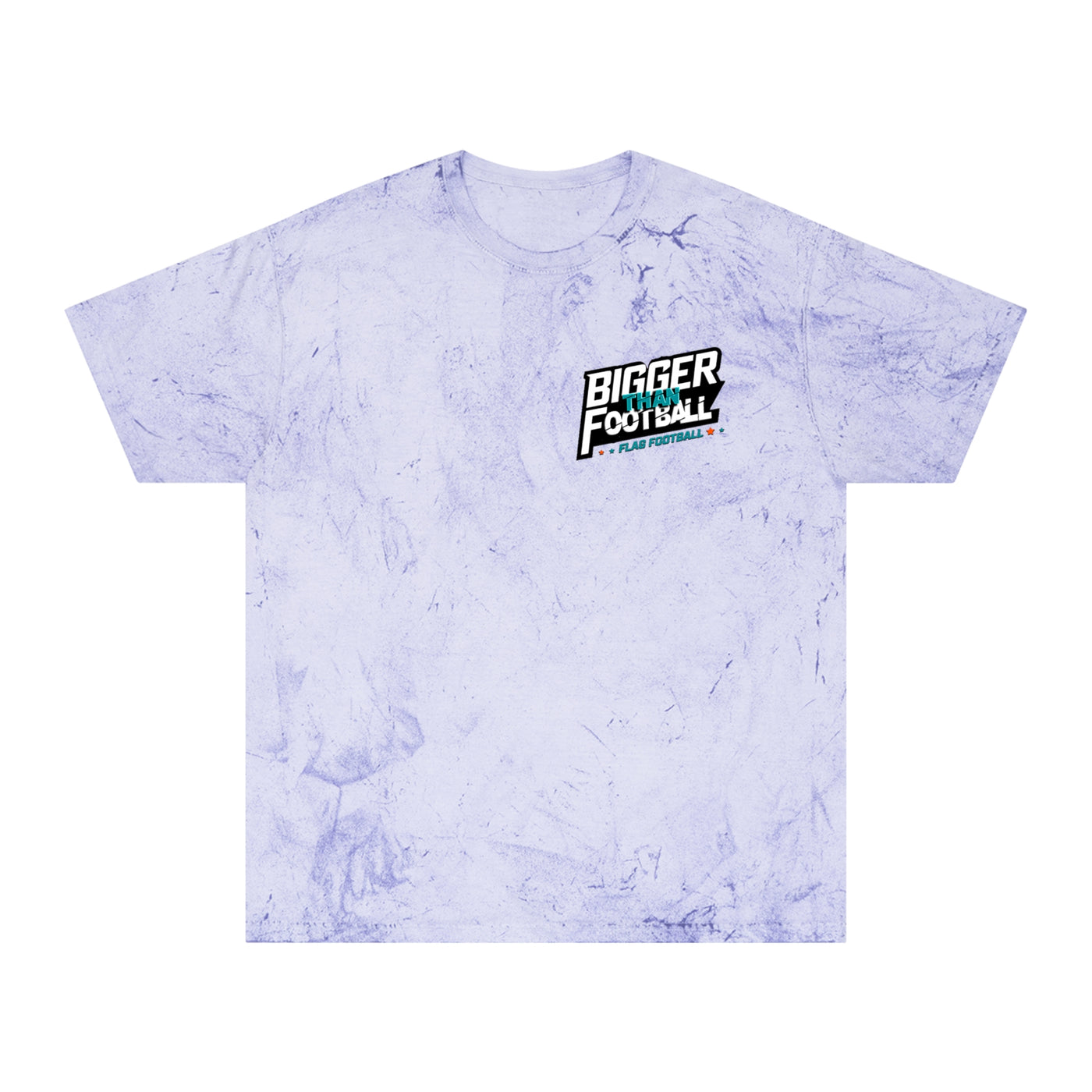 Bigger Football Unisex Tie-Dye T-Shirt - Color Blast Style