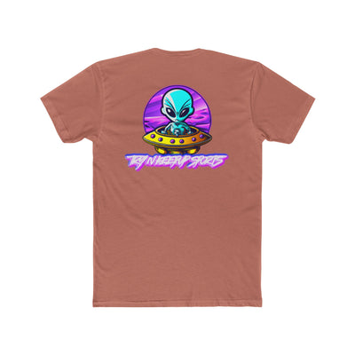 Unisex Cotton Crew Tee - Alien Encounter Graphic T-shirt