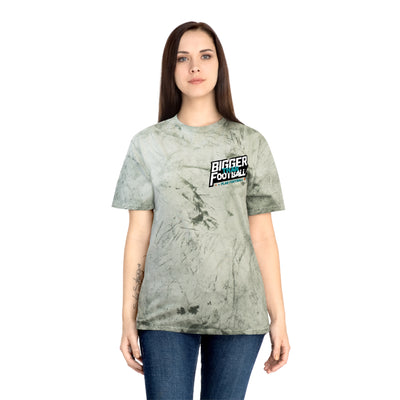 Bigger Football Unisex Tie-Dye T-Shirt - Color Blast Style