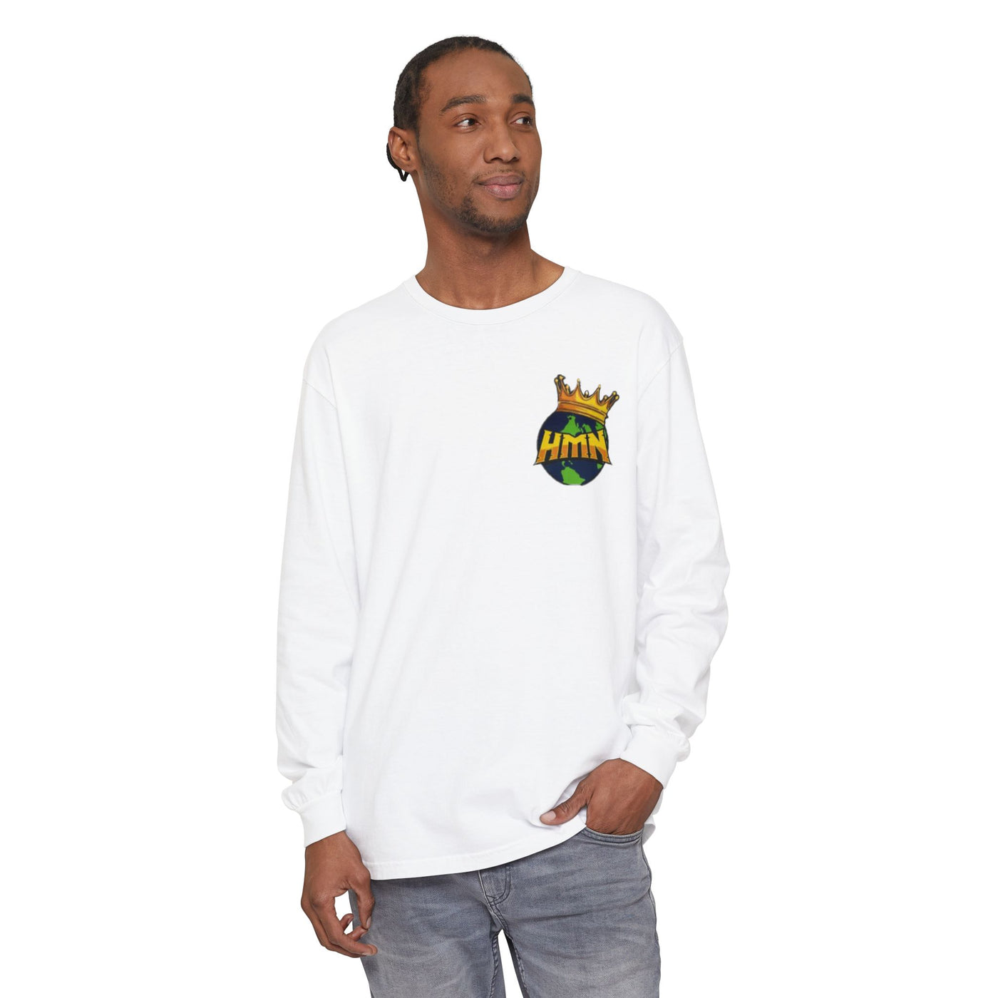 Unisex Garment-dyed Long Sleeve T-Shirt