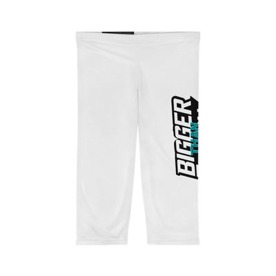 Bigger Than Football Women’s Capri Leggings - Stylish Activewear for Sports Enthusiasts