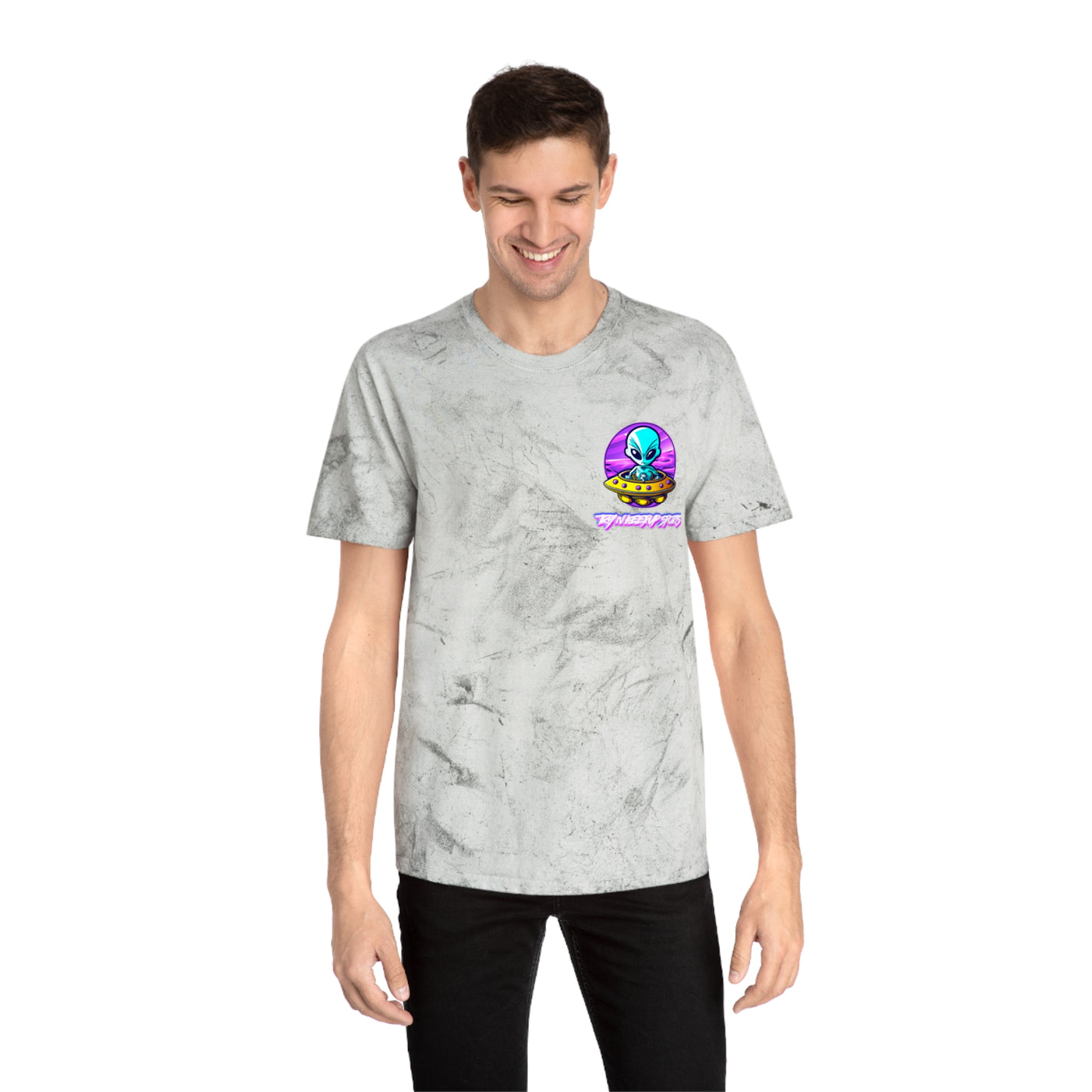 Colorful Alien Graphic Unisex T-Shirt - Perfect for Festivals & Casual Wear