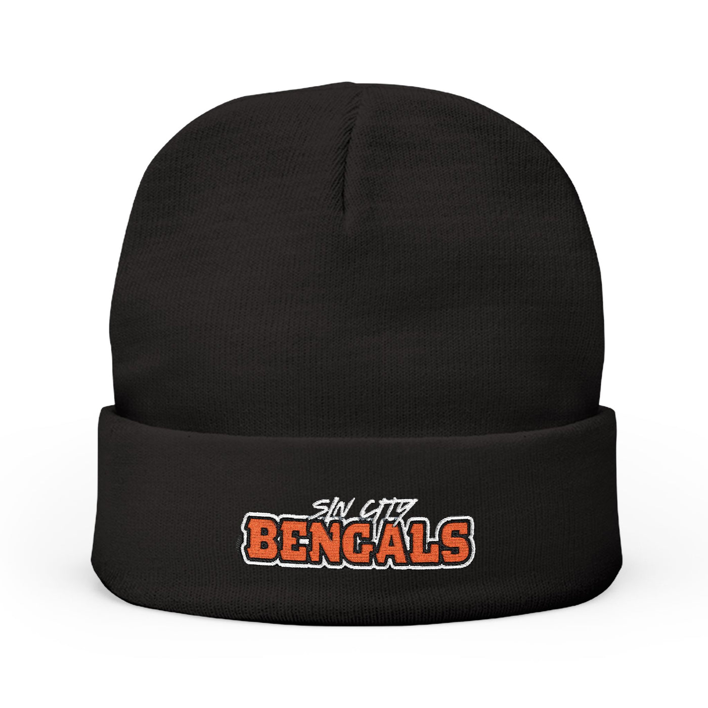 Sin City Bengals Knit Beanie (Embroidery)
