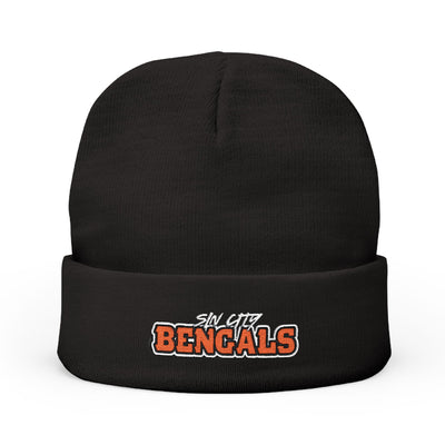 Sin City Bengals Knit Beanie (Embroidery)