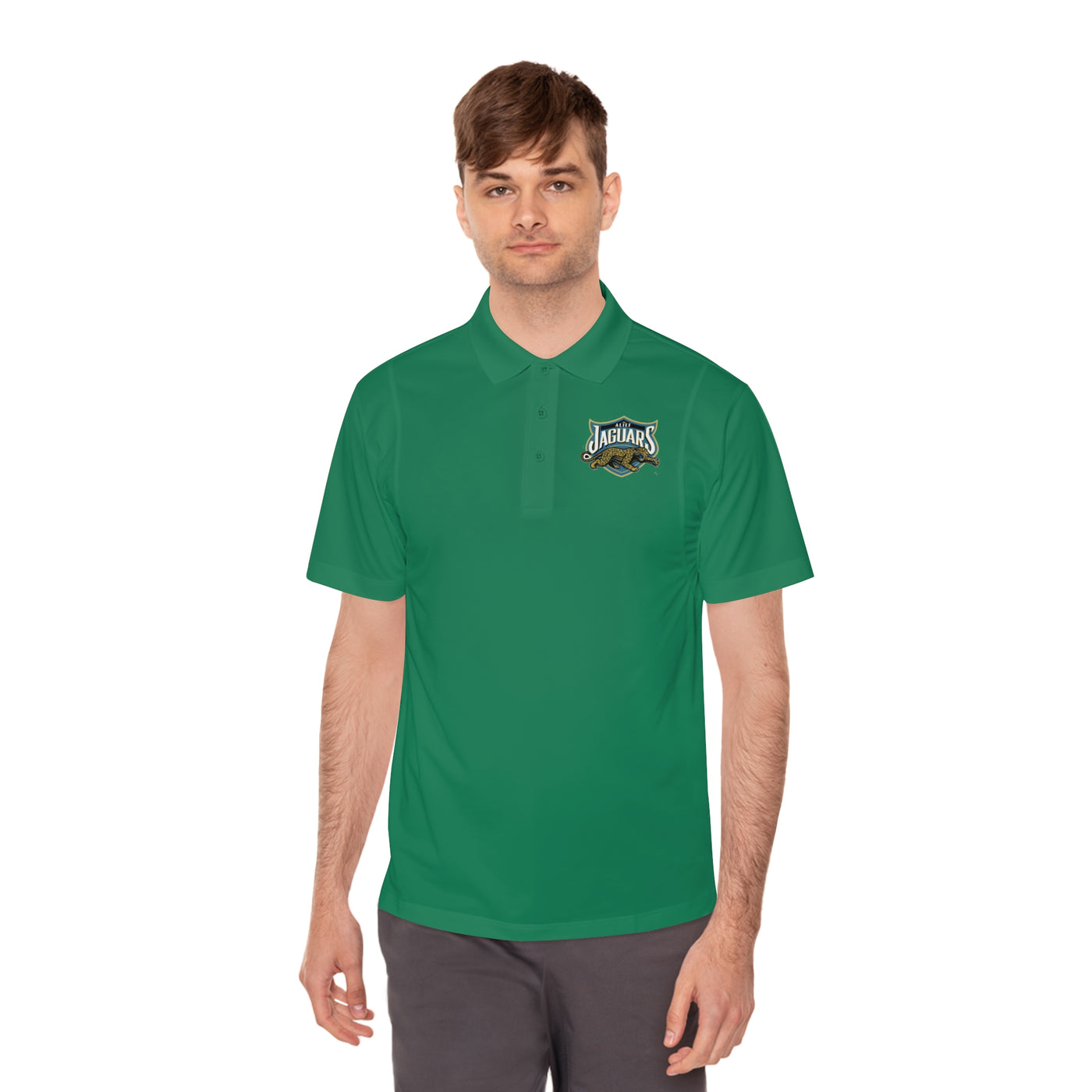 Alief Jaguars Men's Sport Polo Shirt - Perfect for Game Day or Casual Outings