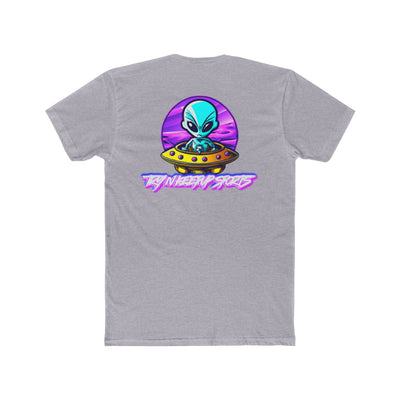 Unisex Cotton Crew Tee - Alien Encounter Graphic T-shirt