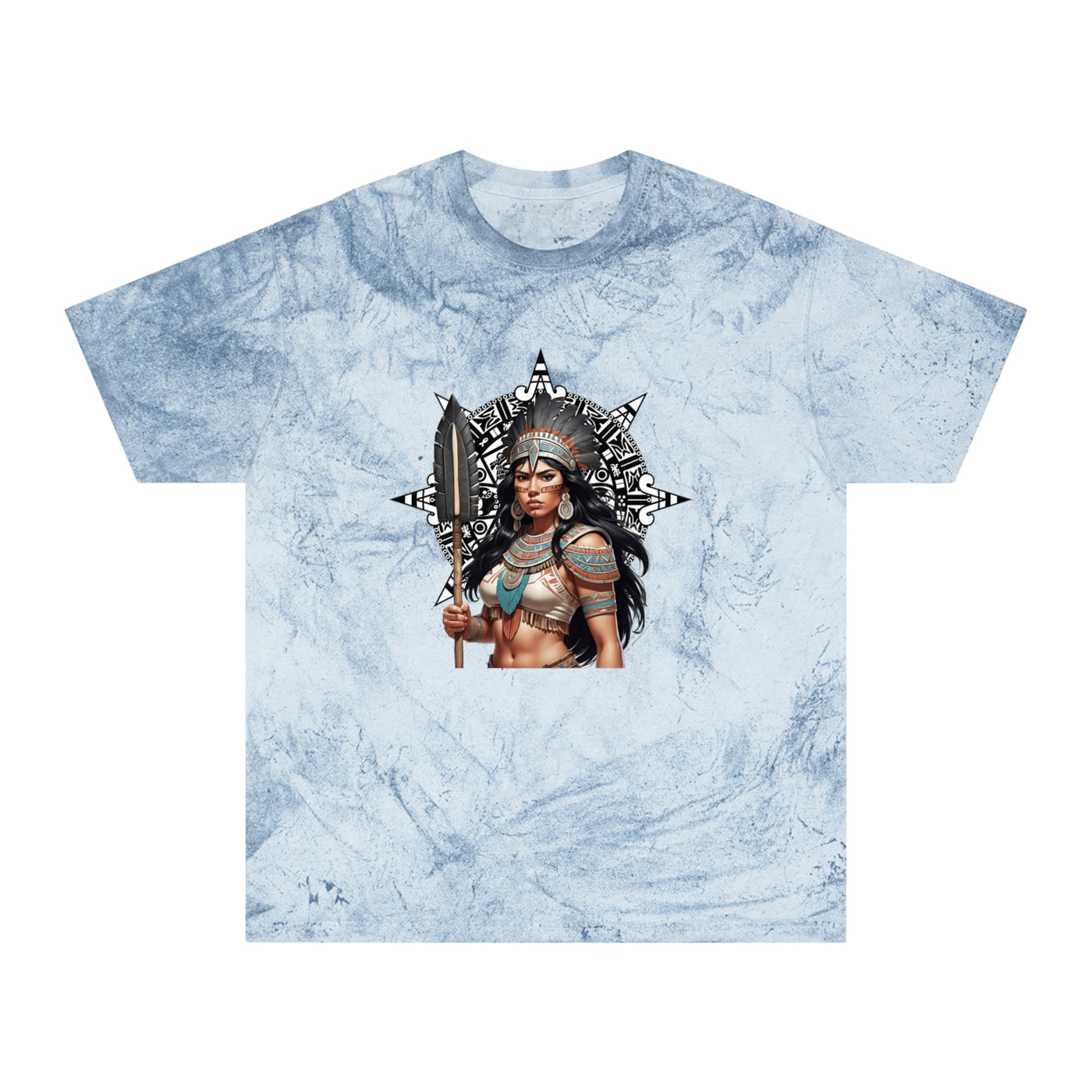 Vibrant Warrior Unisex Color Blast T-Shirt - Bold Statement Tee