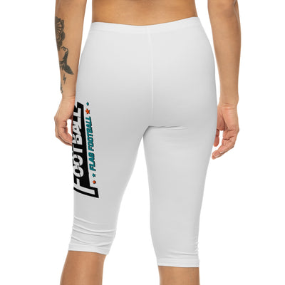 Bigger Than Football Women’s Capri Leggings - Stylish Activewear for Sports Enthusiasts