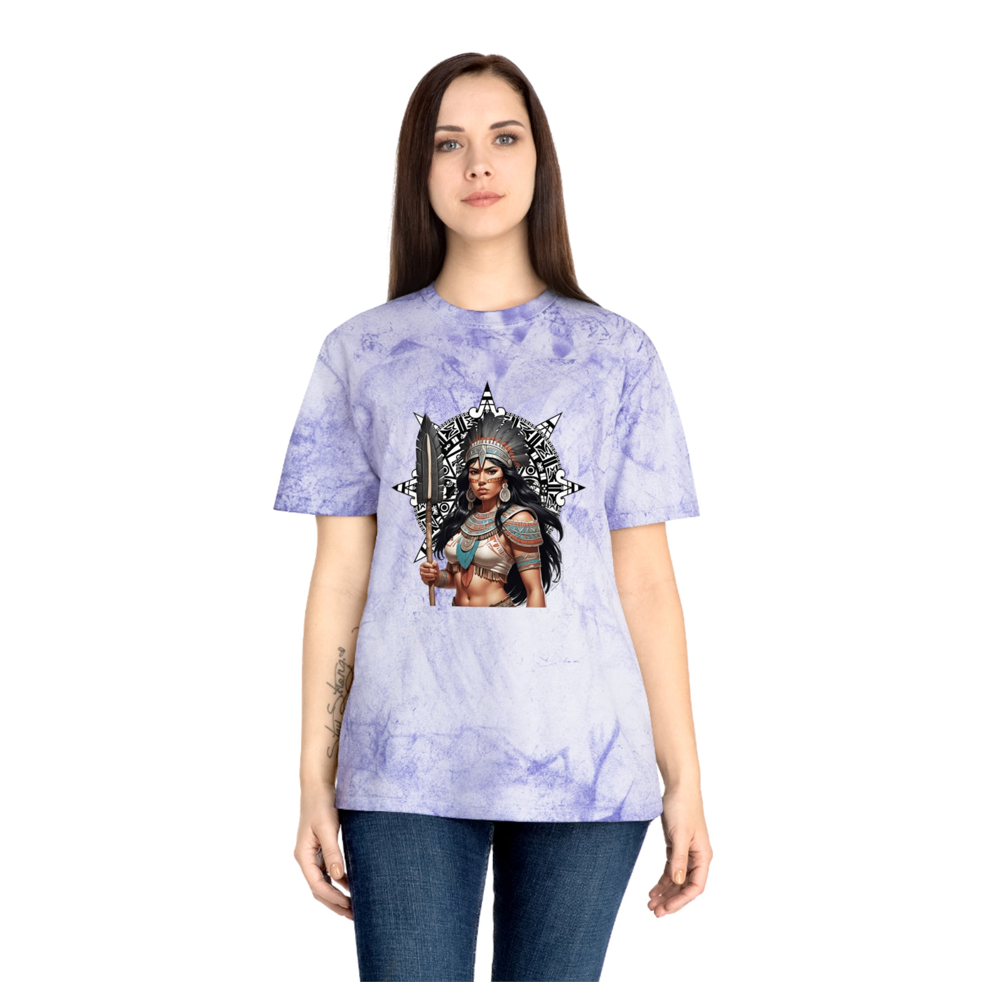 Vibrant Warrior Unisex Color Blast T-Shirt - Bold Statement Tee