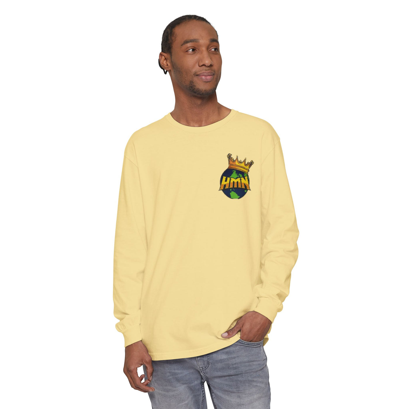 Unisex Garment-dyed Long Sleeve T-Shirt