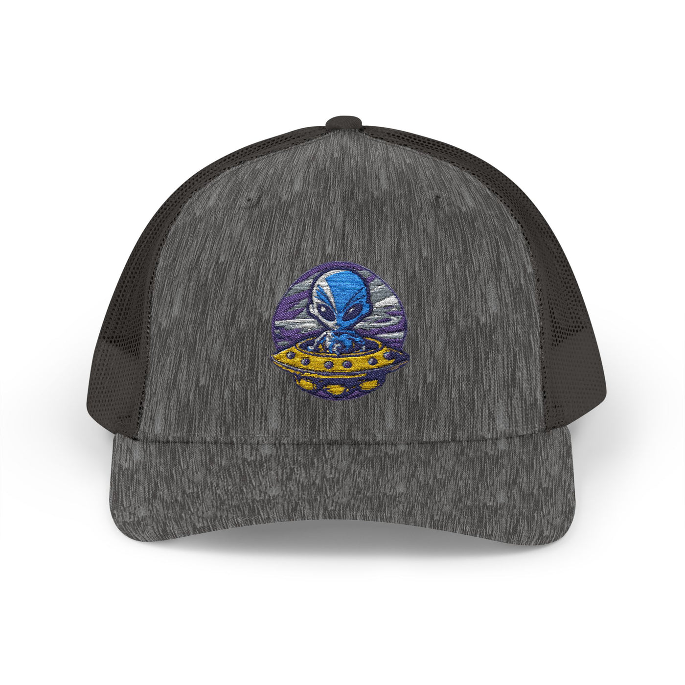 Alien UFO Snapback Trucker Cap - Fun & Trendy Hat for Sci-Fi Lovers