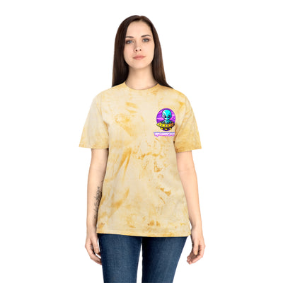 Colorful Alien Graphic Unisex T-Shirt - Perfect for Festivals & Casual Wear