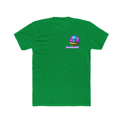 Unisex Cotton Crew Tee - Alien Encounter Graphic T-shirt