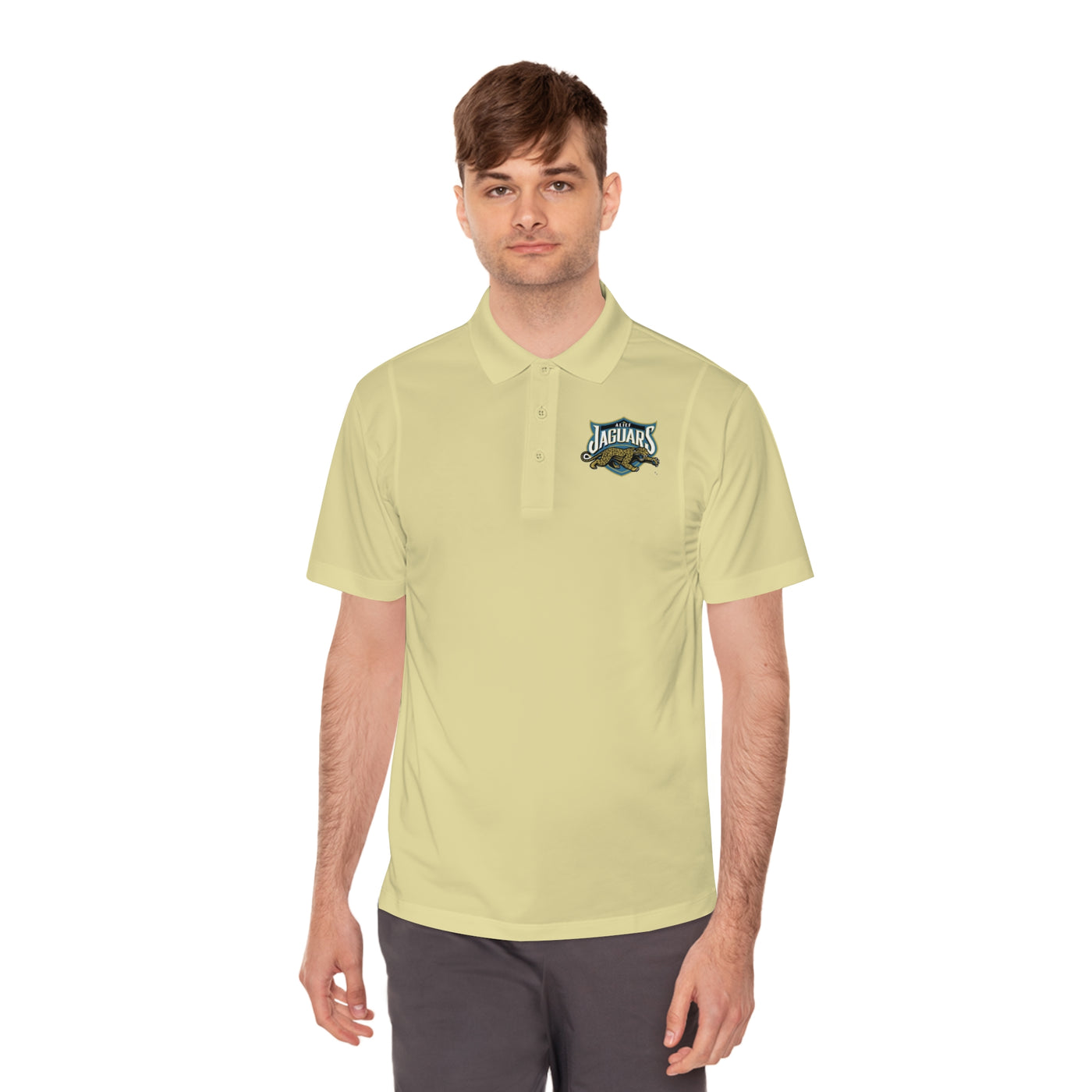 Alief Jaguars Men's Sport Polo Shirt - Perfect for Game Day or Casual Outings