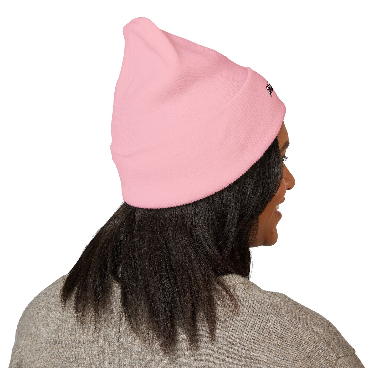 Pink Ribbon Classic Cuffed Beanie