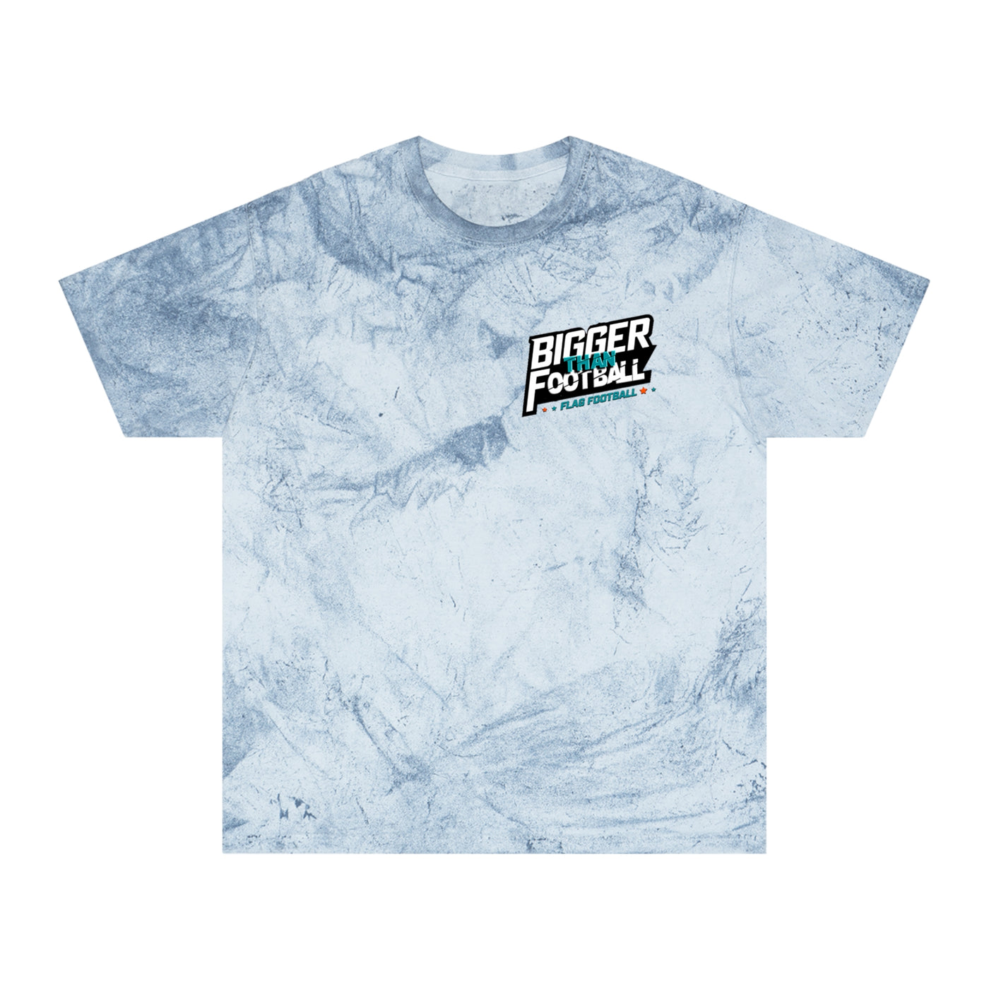 Bigger Football Unisex Tie-Dye T-Shirt - Color Blast Style