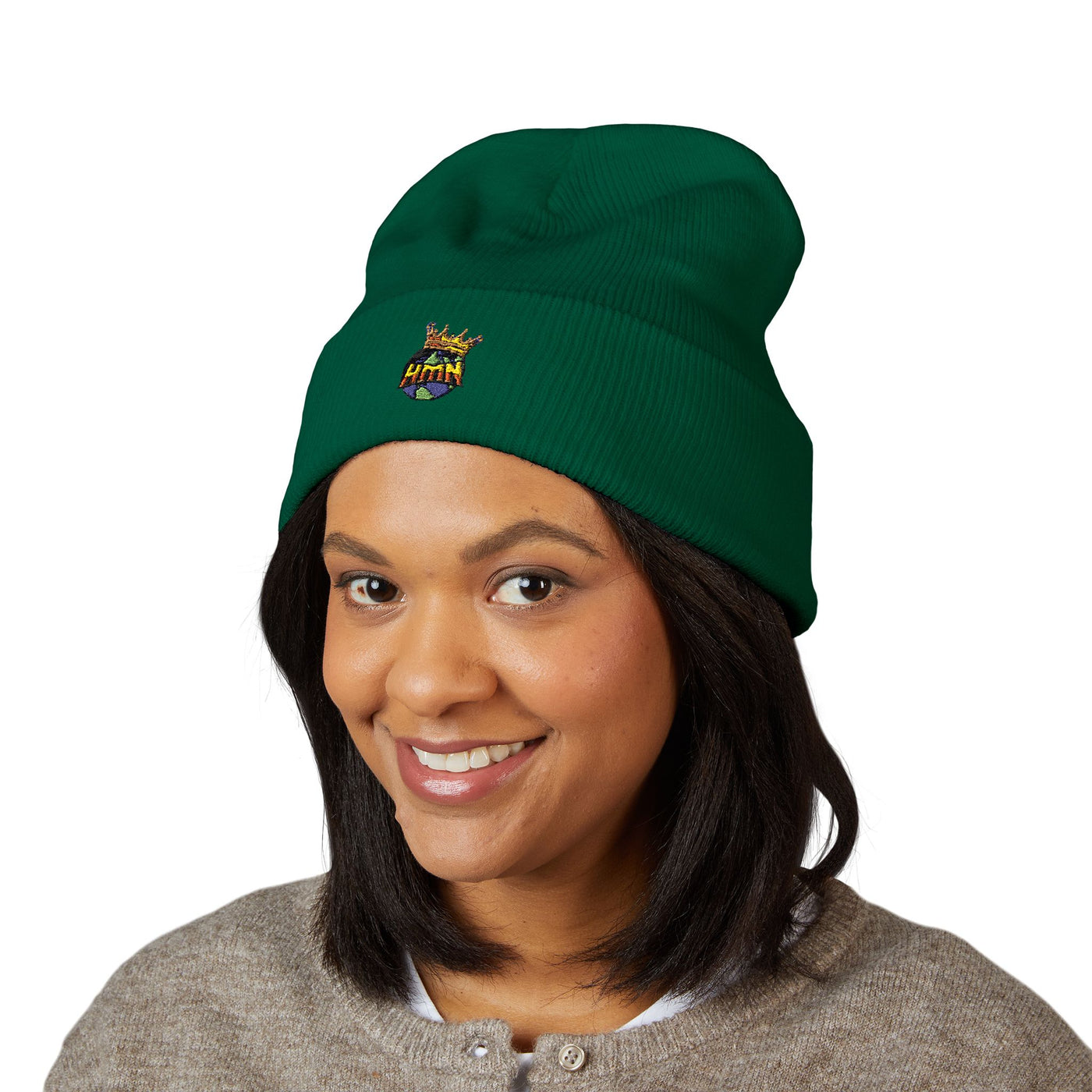HMN Classic Cuffed Beanie (Embroidery)