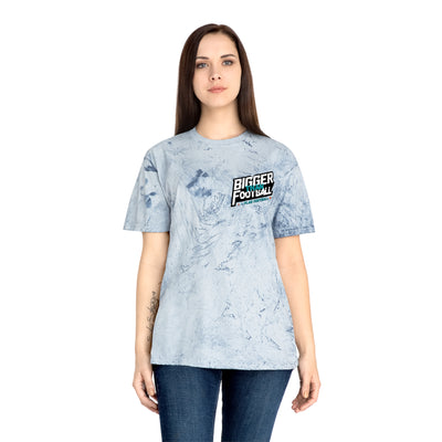 Bigger Football Unisex Tie-Dye T-Shirt - Color Blast Style