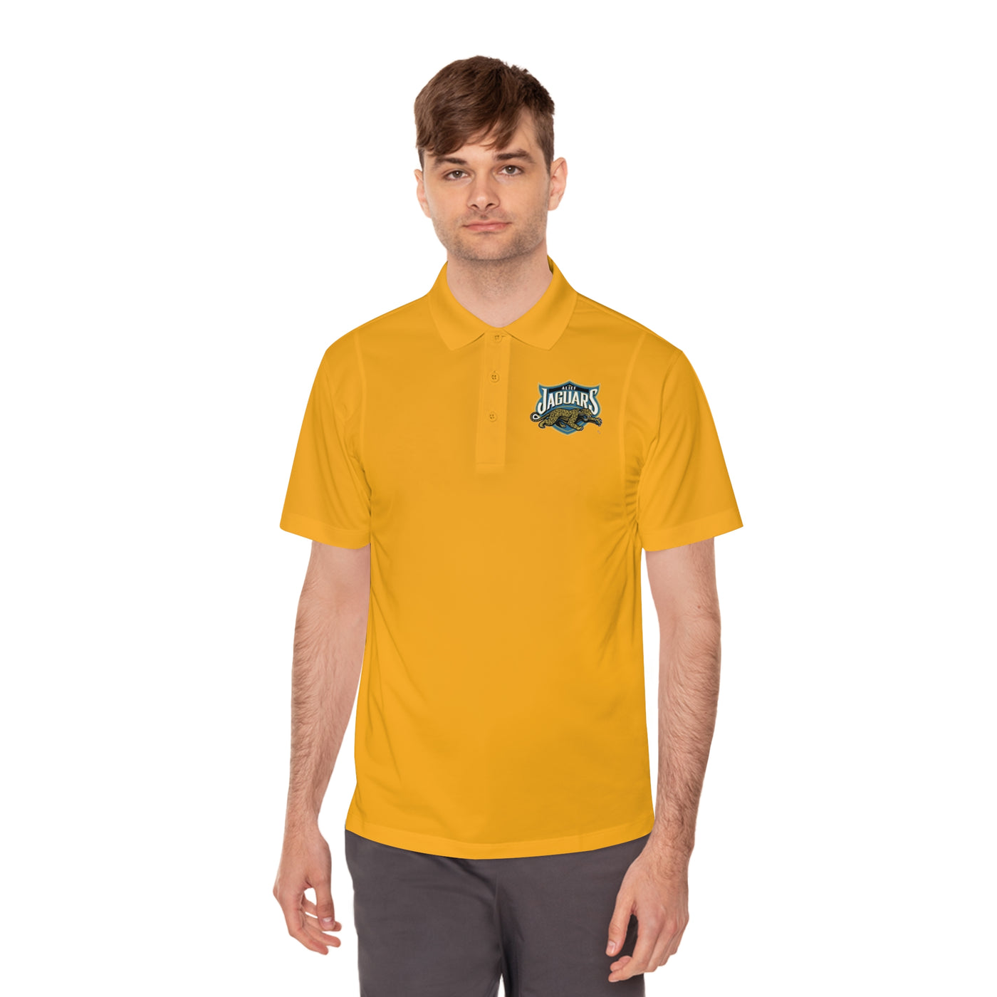 Alief Jaguars Men's Sport Polo Shirt - Perfect for Game Day or Casual Outings