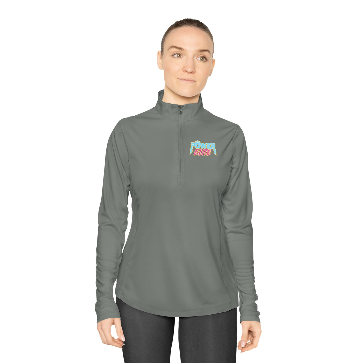 Power Elite Ladies Quarter-Zip Pullover