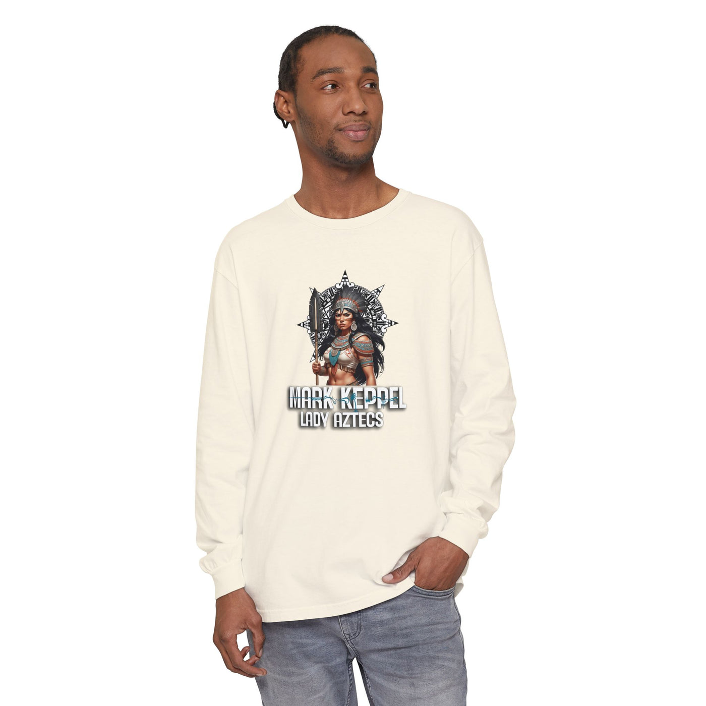 Mark Keppel Lady Aztecs Unisex Garment-Dyed Long Sleeve T-Shirt