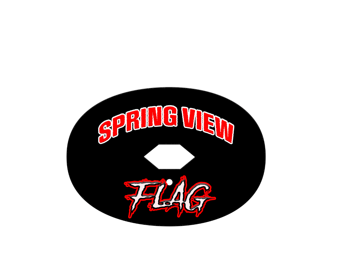 Spring View Flag Mouth Guard