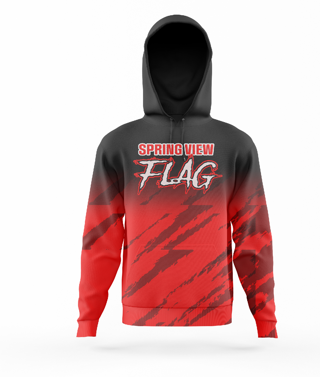 Spring View Flag Hooded Sweatshirt
