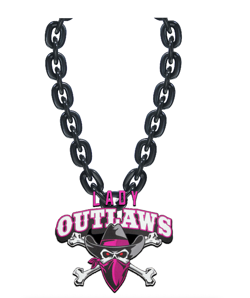 Lady Outlaws 3D Turn Over Chain