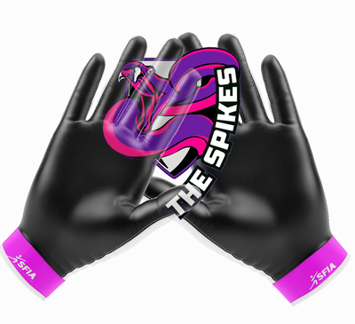 The Spikes Receiving Gloves