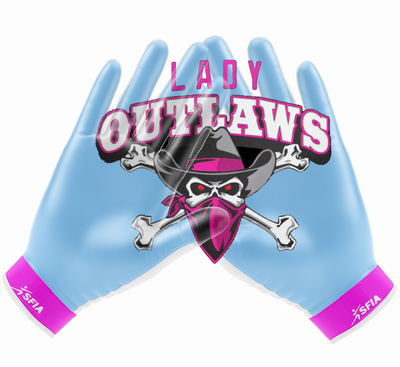 Lady Outlaws Receiving Gloves
