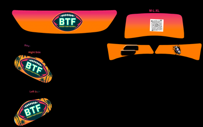 BTF X7C NON-TACKLE FOOTBALL HEADBAND [FLAG FOOTBALL | 7V7