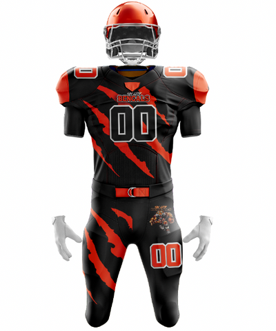 Two Sin City Bengals Tackle Uniforms (Home and Away)